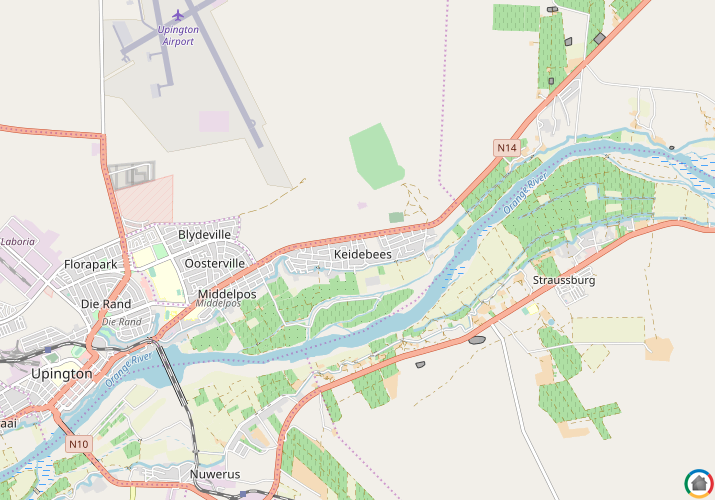 Map location of Keidebees